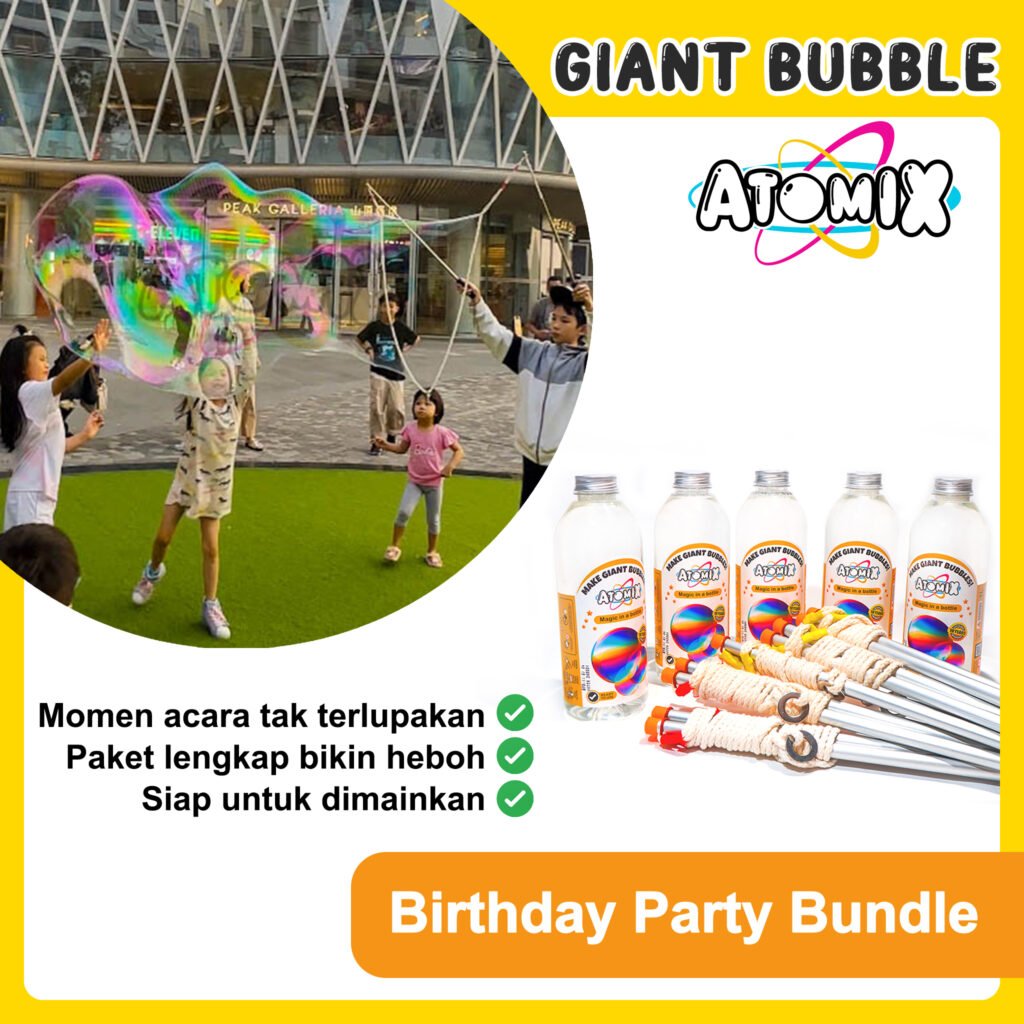 “Birthday” Party Bundle – Atomix Bubble